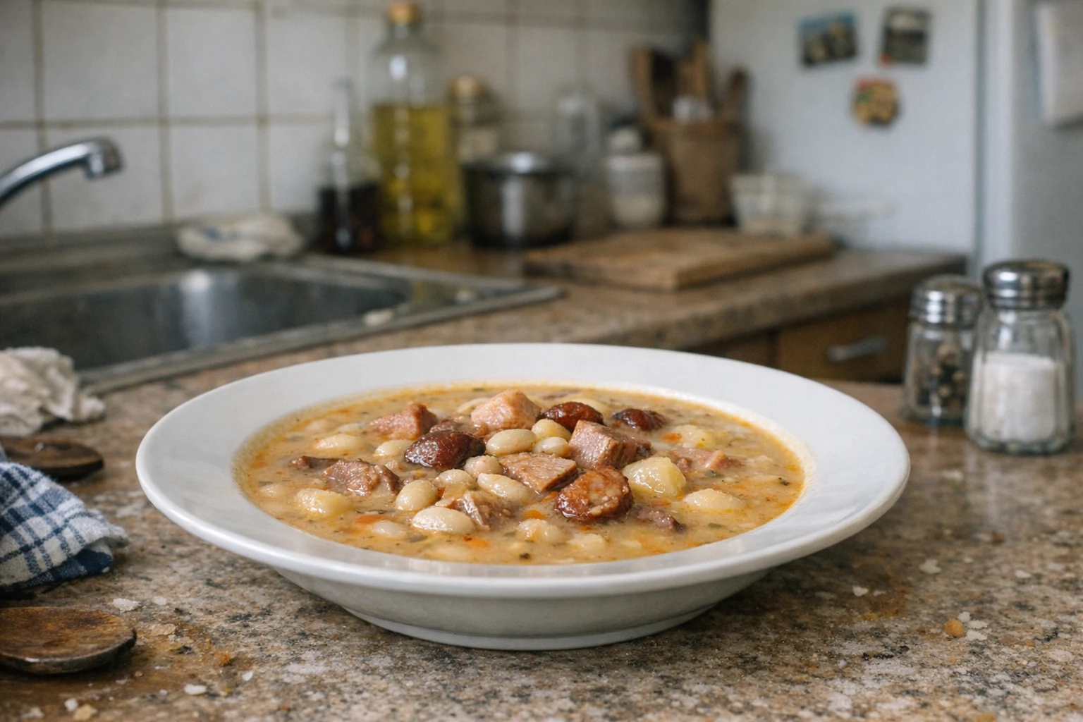 Kwaśna zupa fasolowa